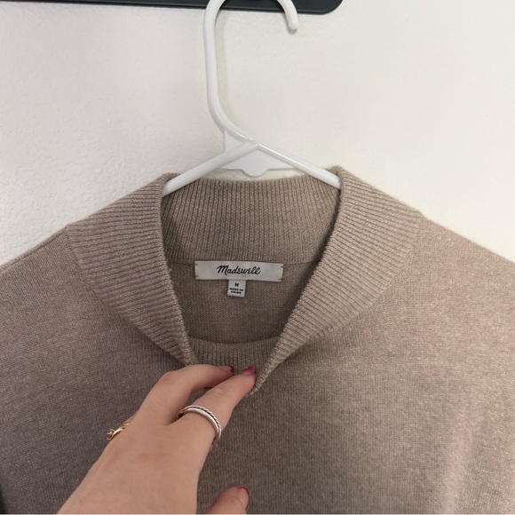 Madewell wool blend mock neck sweater - Picture 2 of 4